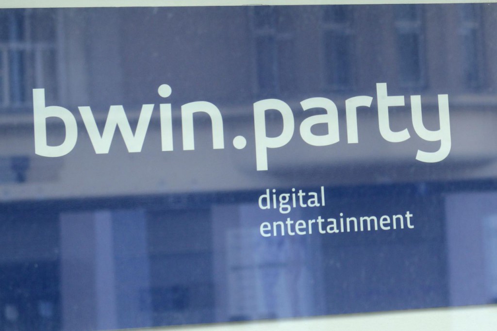 BWIN (Gebude), bwin Interactive Entertainment AG, Marxergasse 1 Citypoint (http://www.bwin.ag), Eingang aussen, Logo , bwin.party , http://www.bwinparty.com/