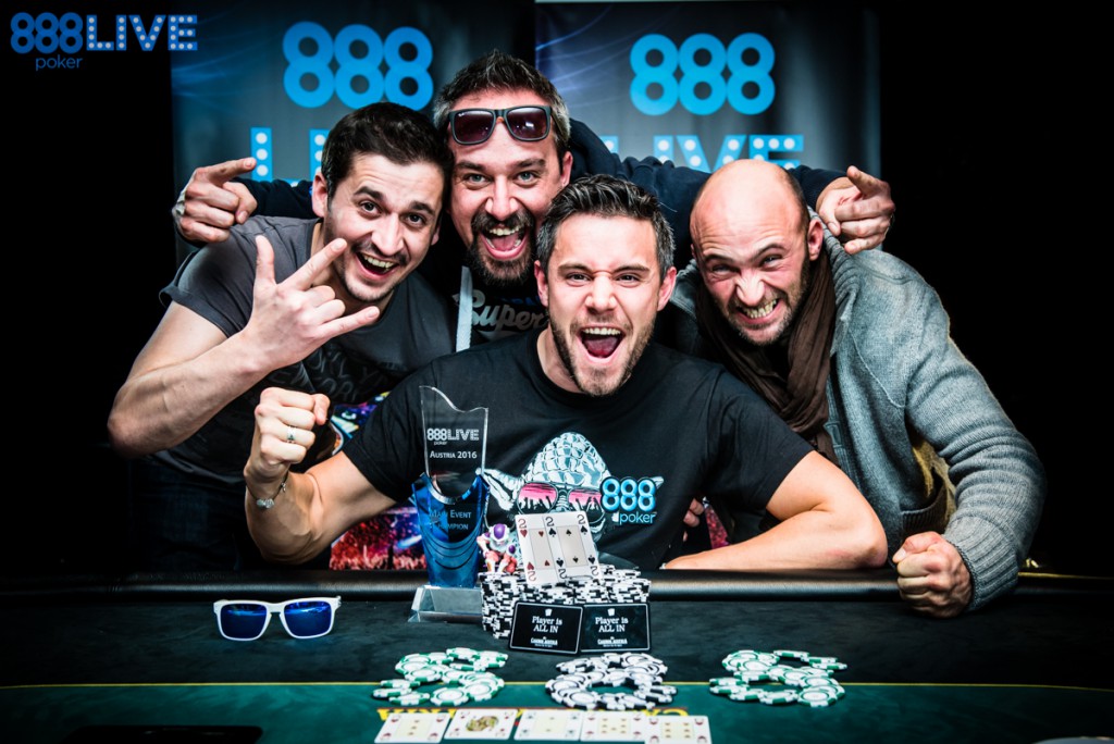 Eliot Hirn 888 Snow Limit Austria Main Event Champion Group Shot